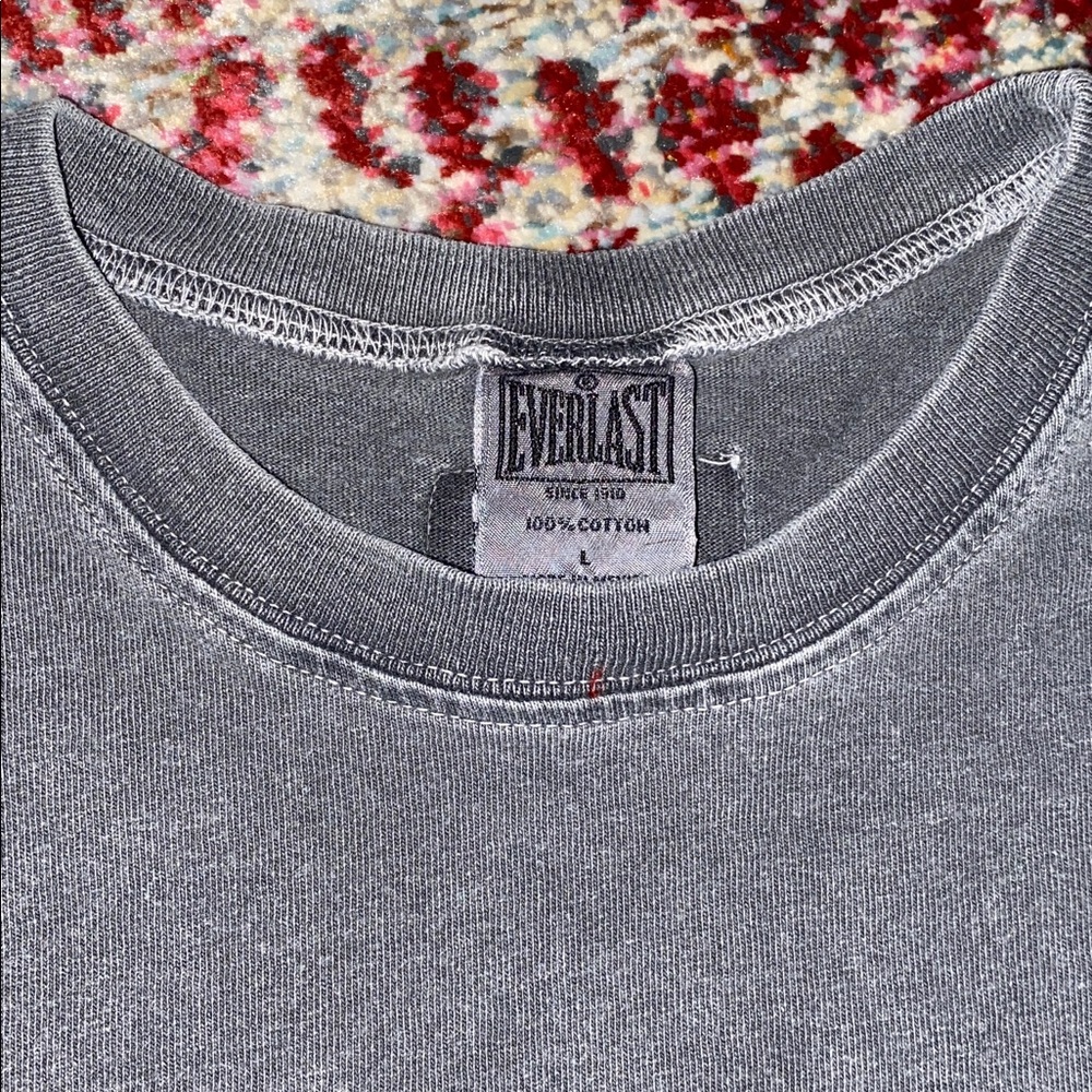 Super Cropped Grey Everlast Tee - Picture 3 of 6